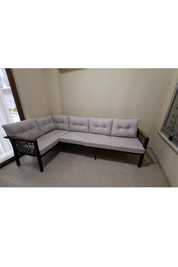 melisa 3+2 Köşe Yön değiştirilebilir Koltuk Takımı Balkon-bahçe-kafe-çay Seti fonksiyonel